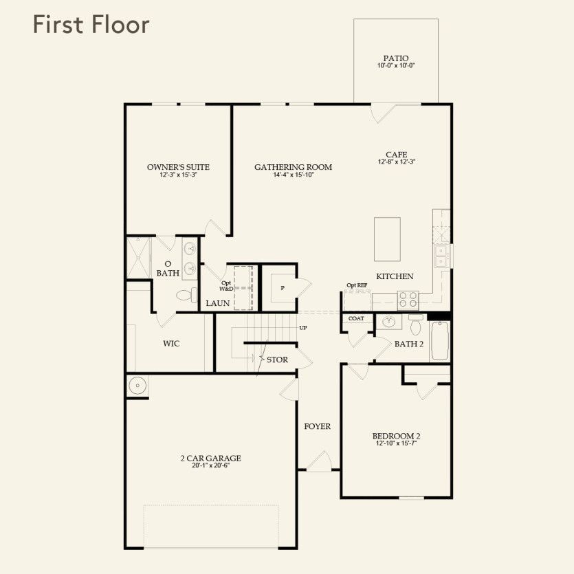 First Floor 5 br / 3 ba