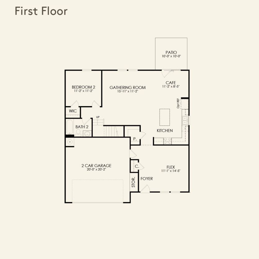 First Floor 5 br / 3 ba