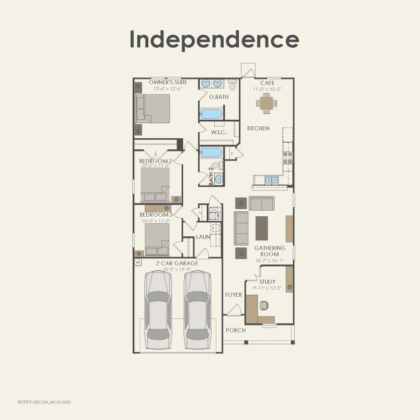 First Floor 3 br / 2 ba