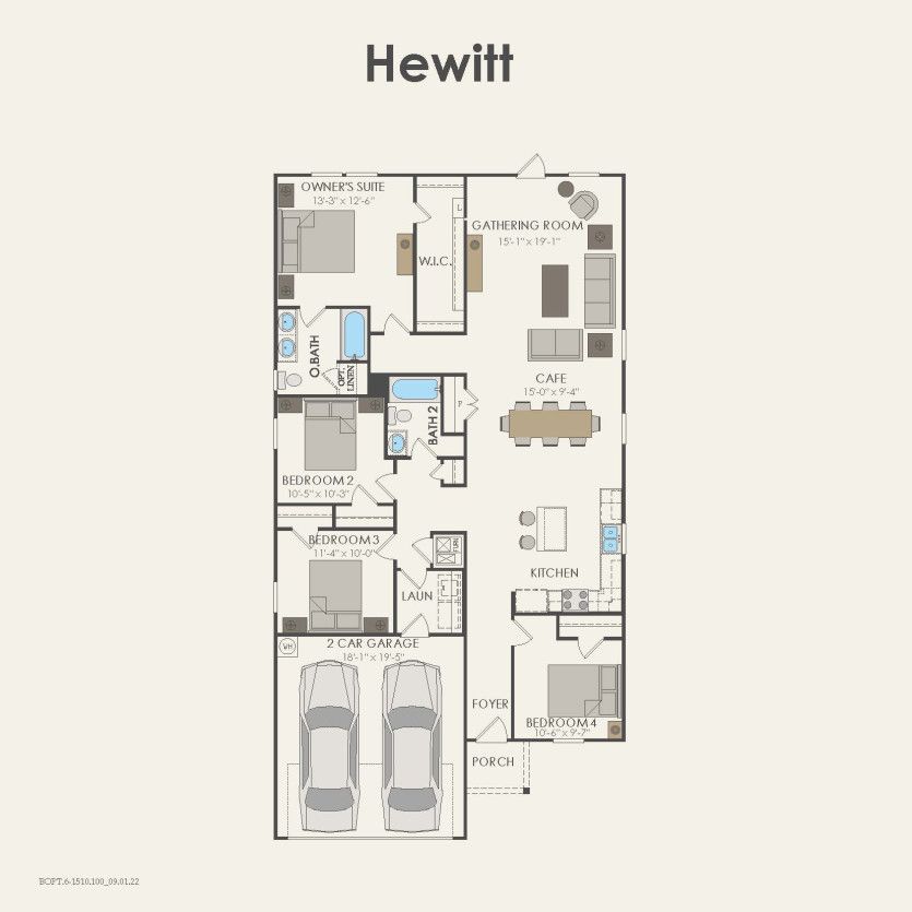 First Floor 4 br / 2 ba