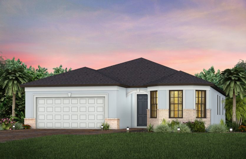 Exterior FM2 with optional stone
