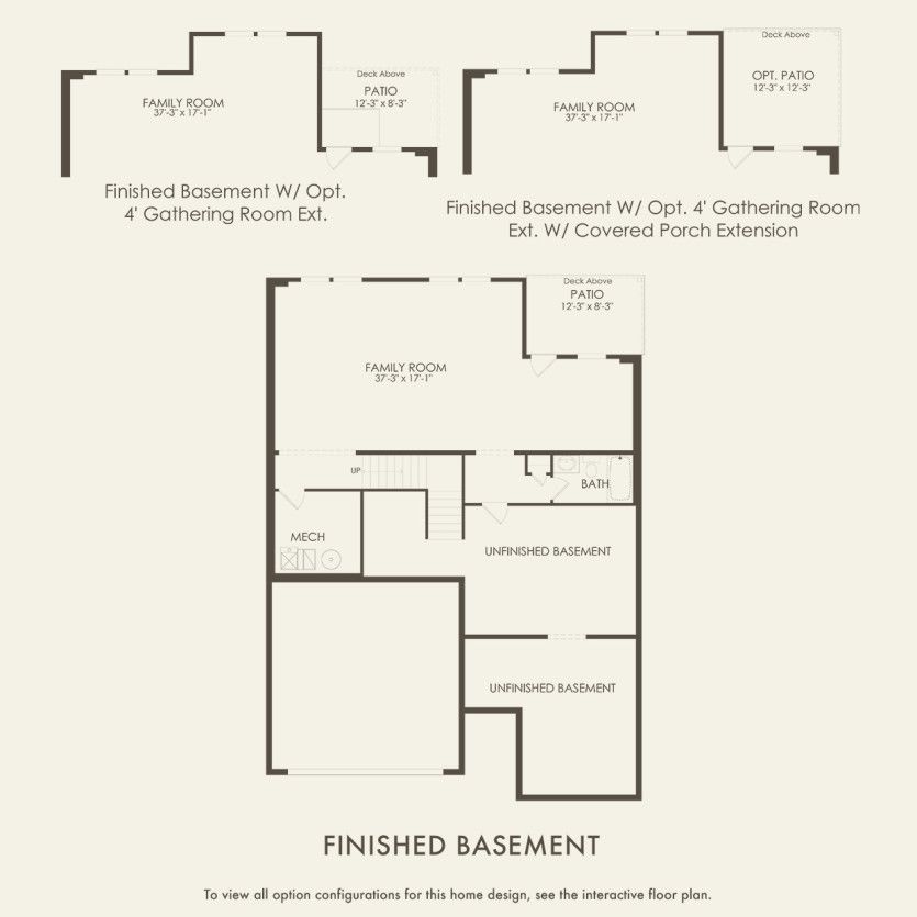 Basement 3 br / 2 ba