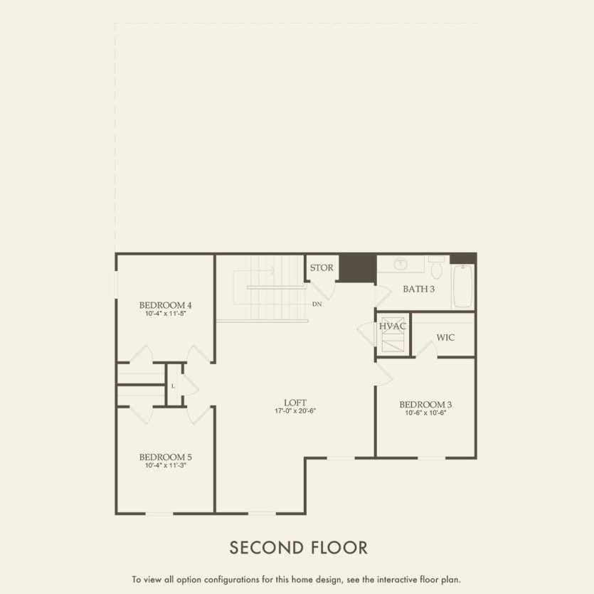 Second Floor 5 br / 3 ba