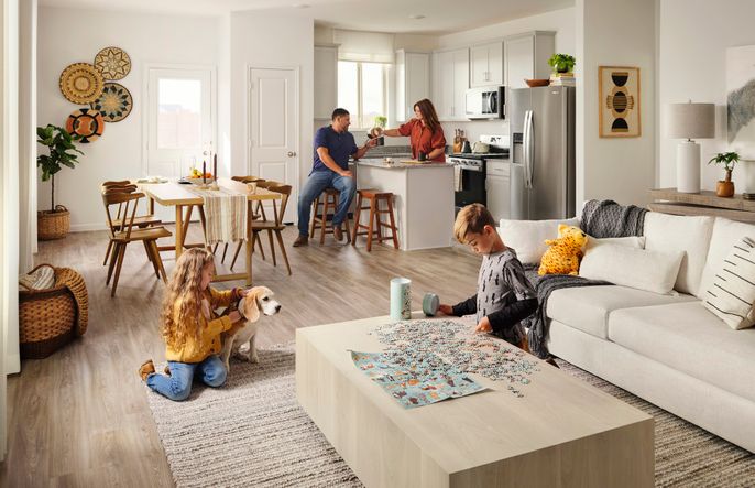 Open-concept home designs