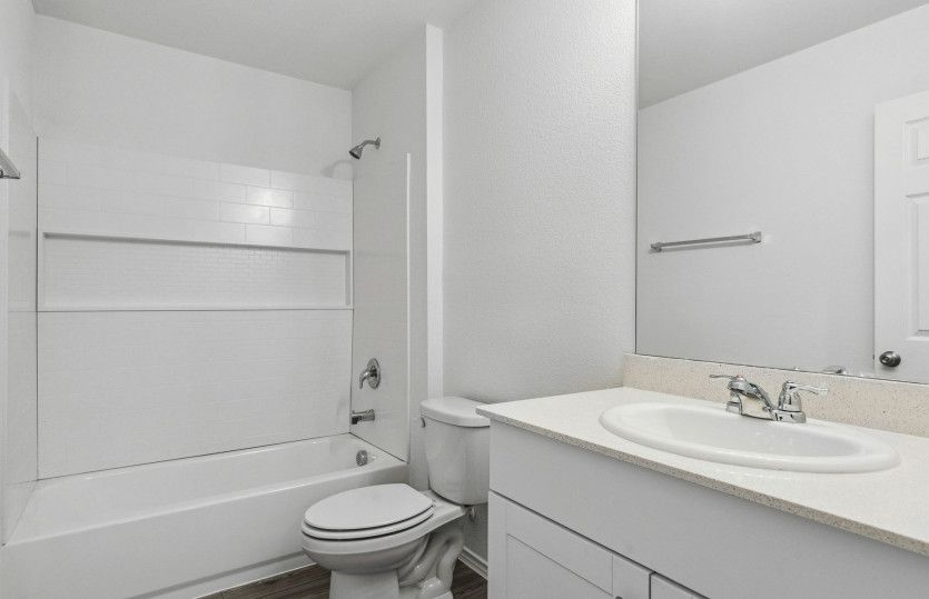 Spacious secondary bathroom