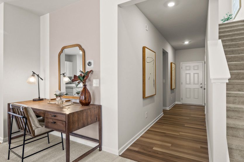 Side room off the foyer ideal for an office or homework space!