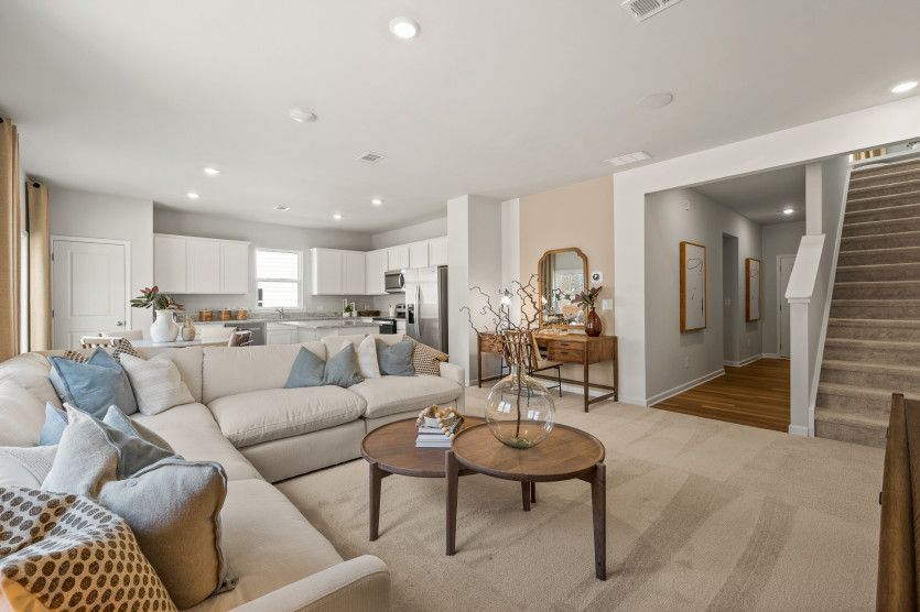 Take advantage of the space and create a seating arrangement that matches your lifestyle.