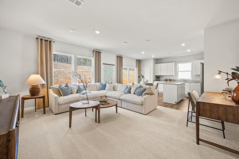 With its open layout, the Gathering Room is ideal for hosting.