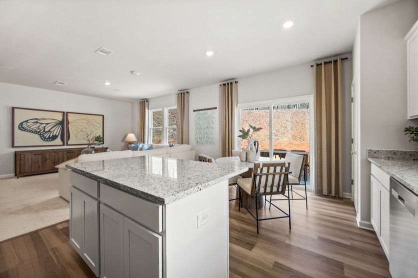 Every detail of the spacious kitchen was thoughtfully chosen to enhance how you utilize your space.