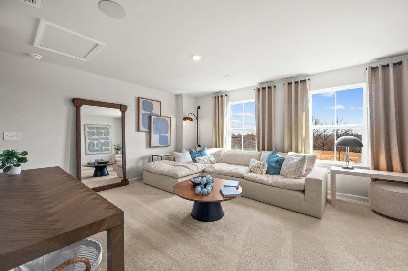 Large loft area perfect for game night