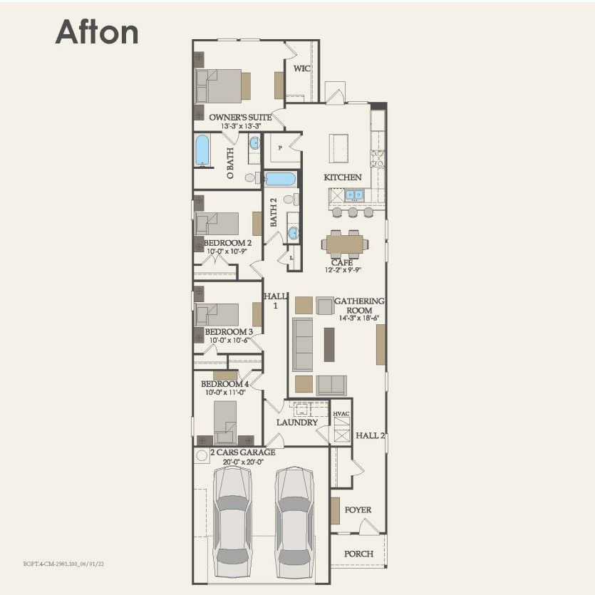 First Floor 4 br / 2 ba