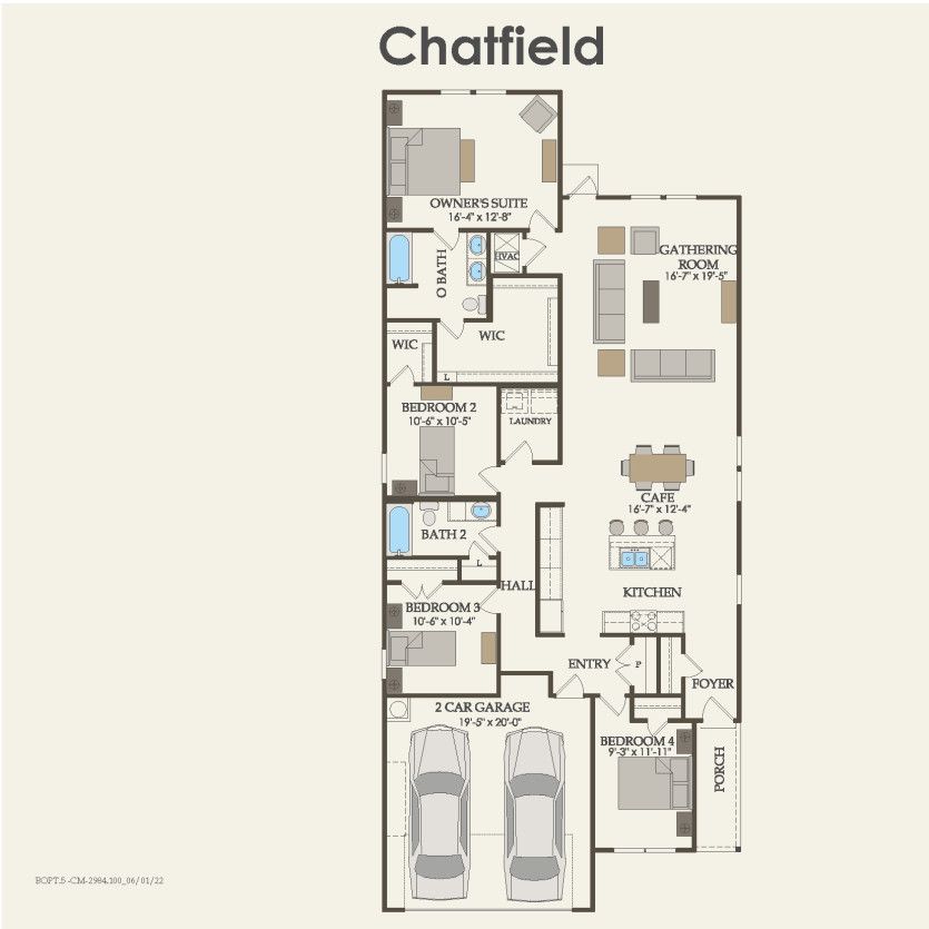 First Floor 3 br / 2 ba