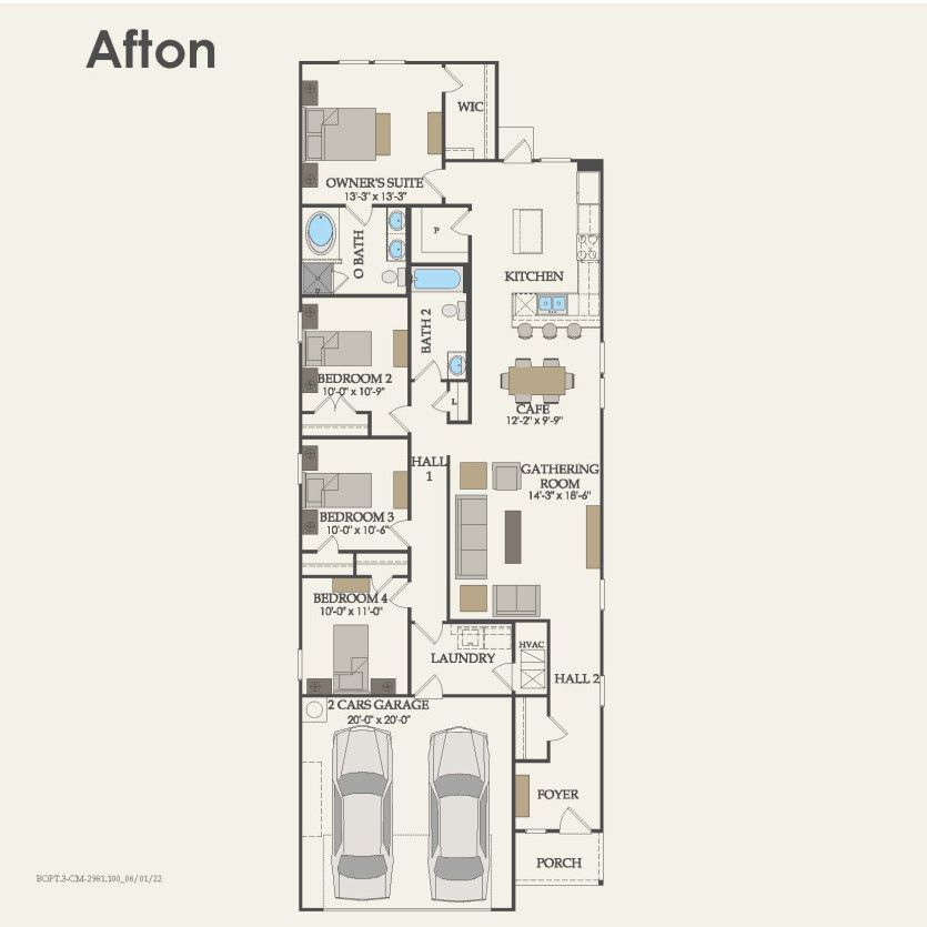 First Floor 4 br / 2 ba