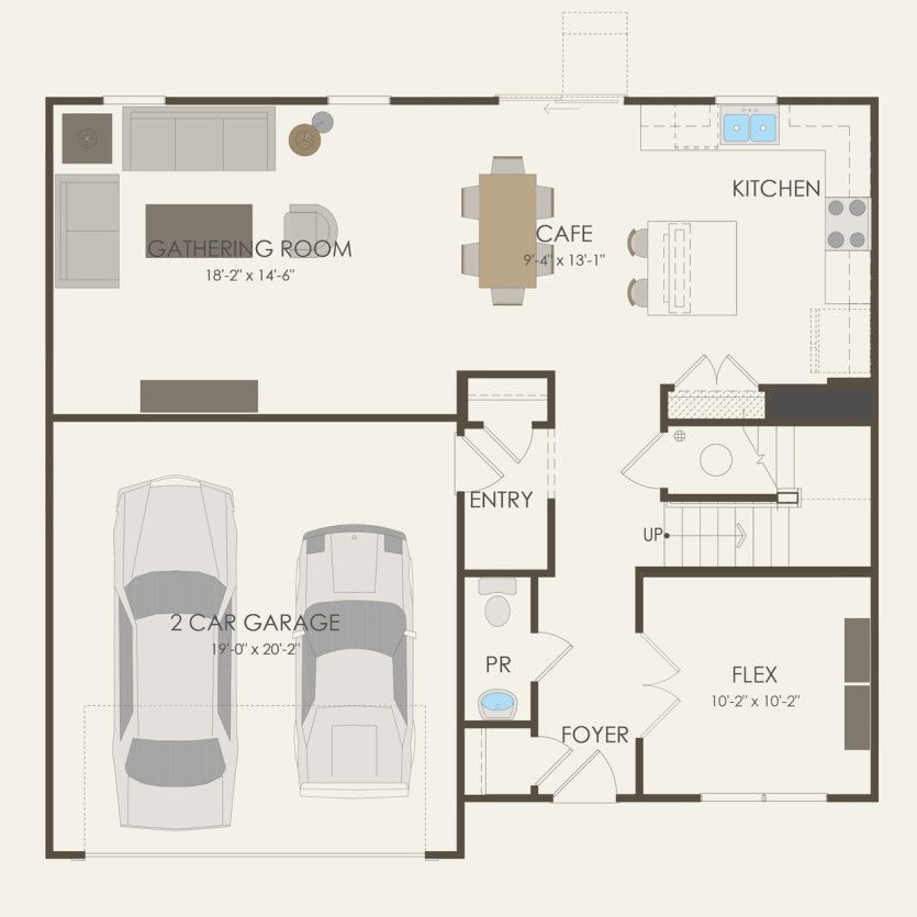First Floor 3 br / 2.5 ba