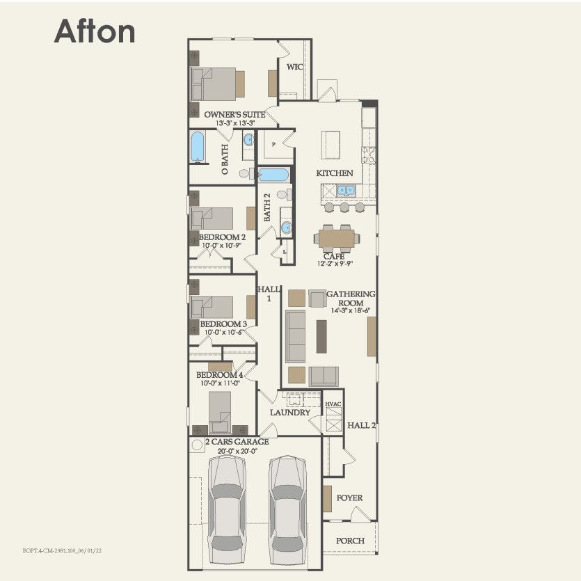 First Floor 4 br / 2 ba