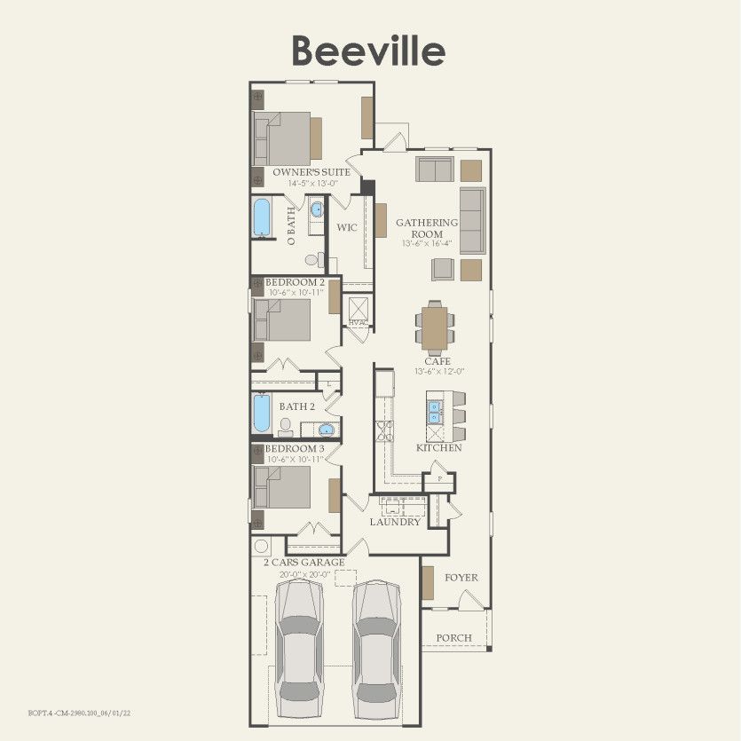 First Floor 3 br / 2 ba