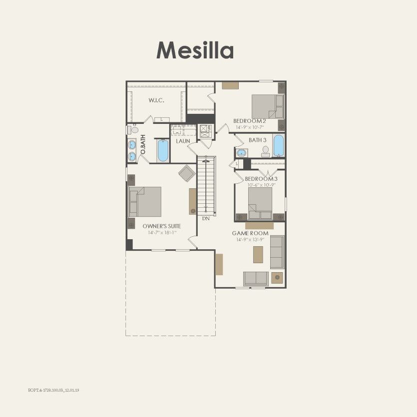 Second Floor 4 br / 2 ba