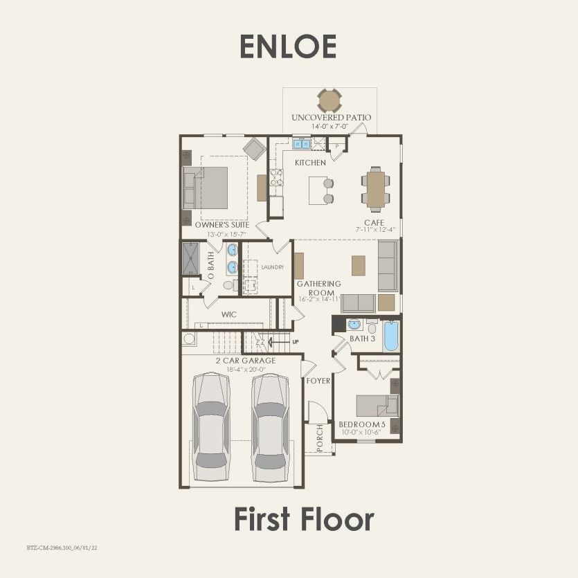 First Floor 5 br / 3 ba
