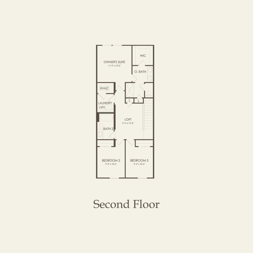 Second Floor 3 br / 2.5 ba