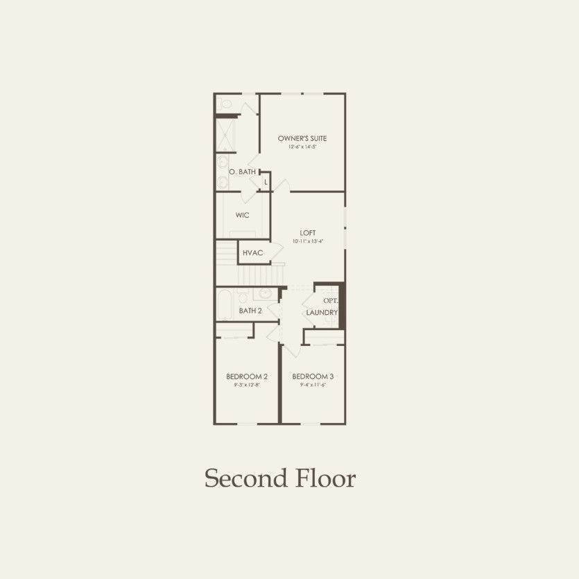 Second Floor 3 br / 2.5 ba