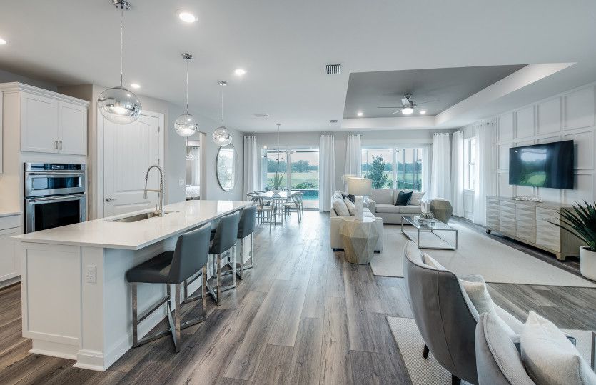 Flow-through new construction layout