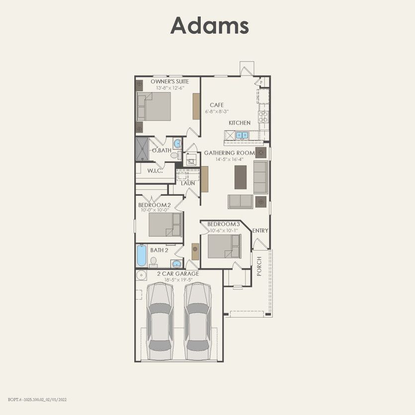 First Floor 3 br / 2 ba