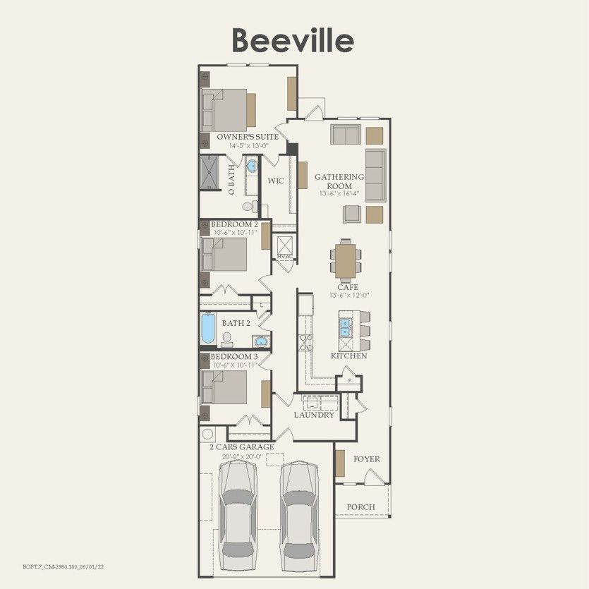 First Floor 3 br / 2 ba