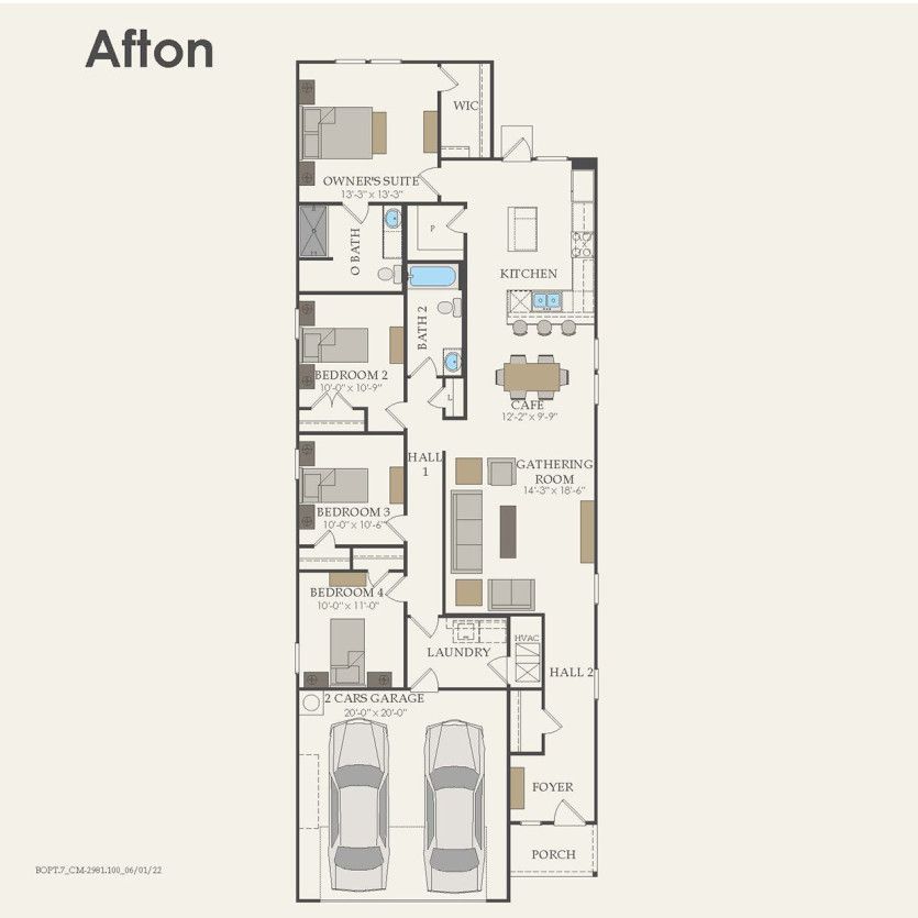 First Floor 4 br / 2 ba