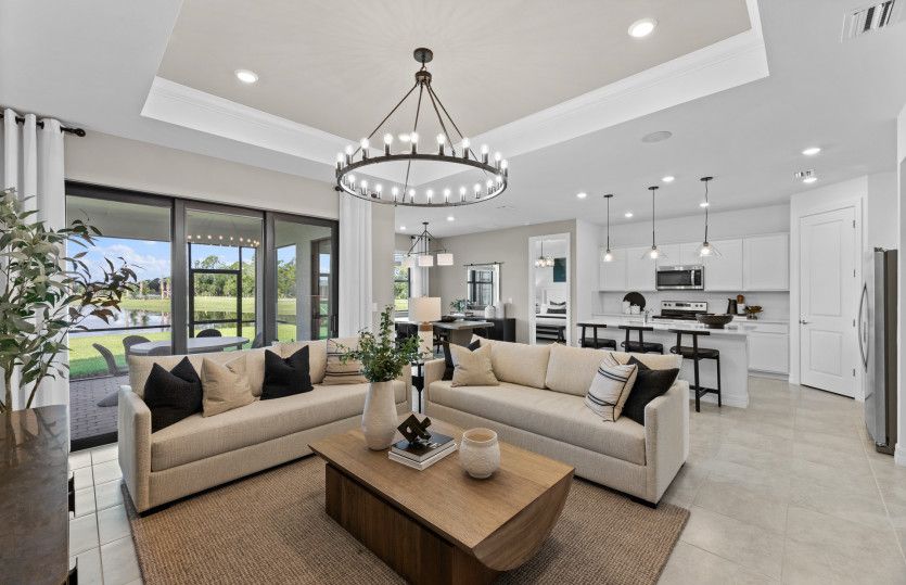 Open-concept layout