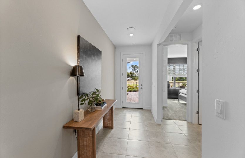 Welcoming entry