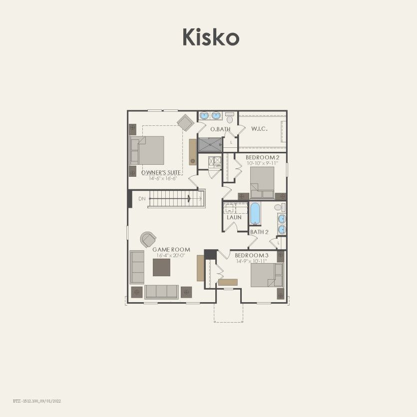 Second Floor 4 br / 3 ba