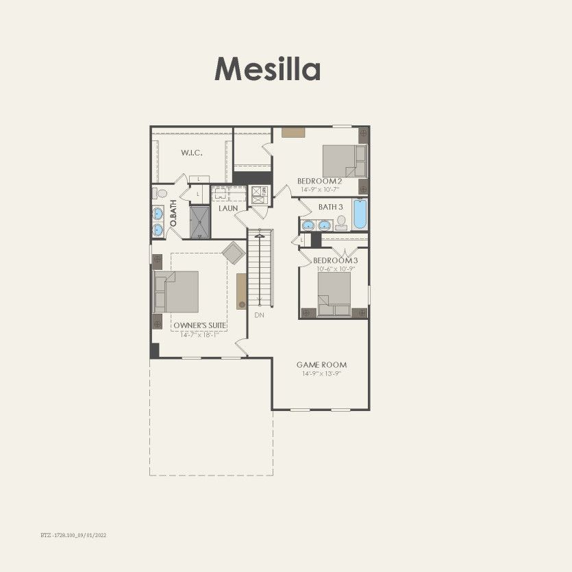 Second Floor 4 br / 3 ba