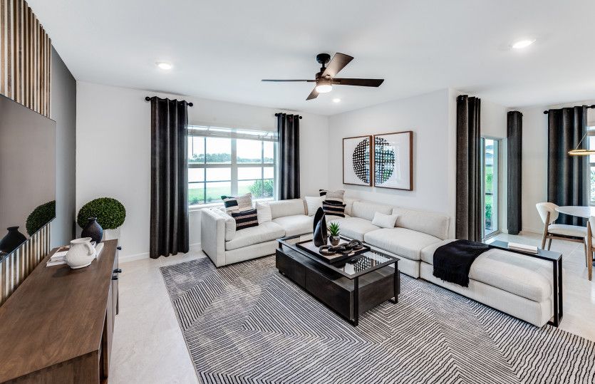 Spacious gathering room