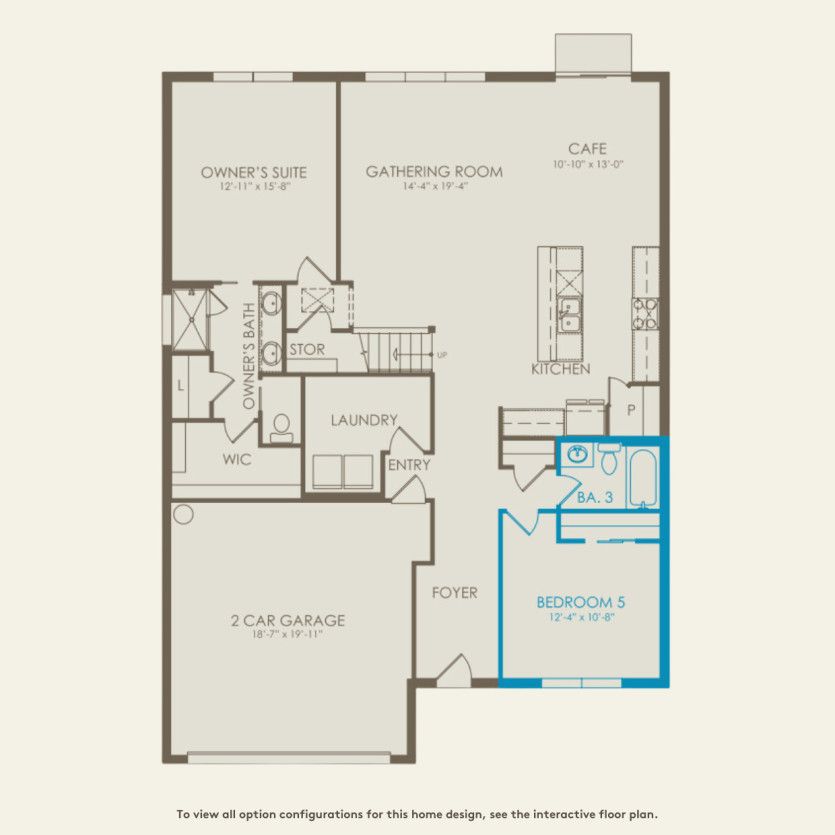 First Floor 5 br / 4 ba