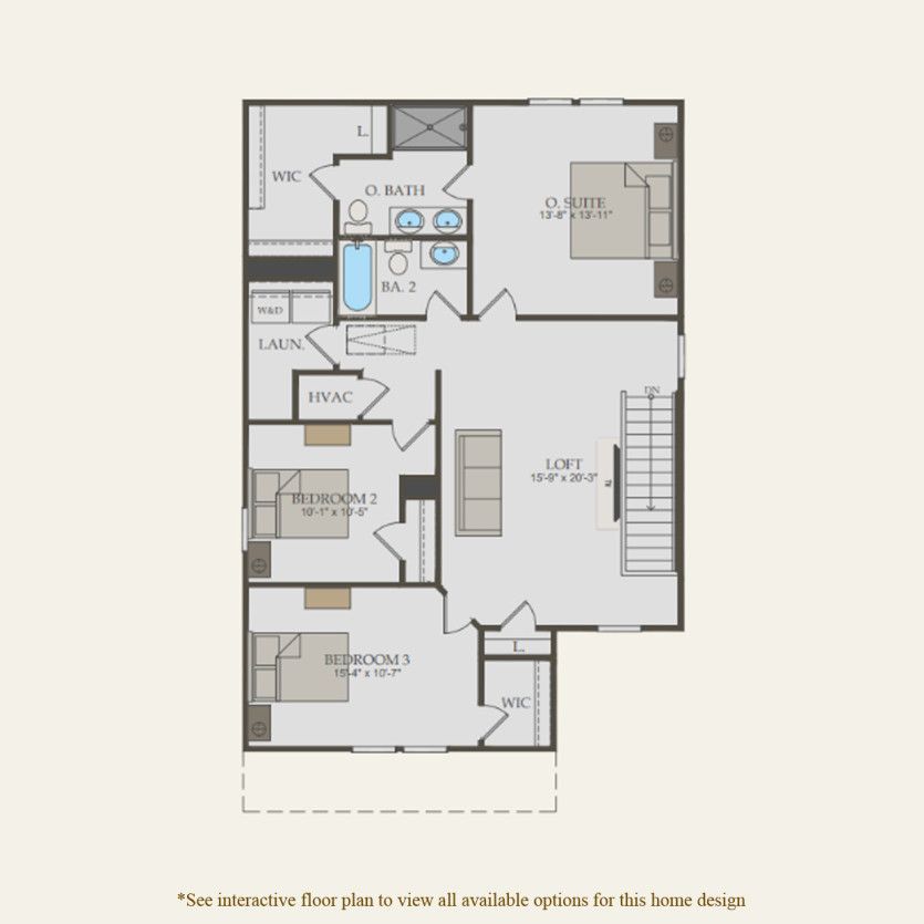 Second Floor 2 br / 2.5 ba