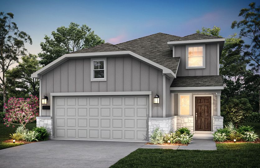 The Fentress, a 2-story new construction home showing Home Exterior HC201