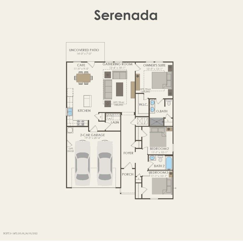 First Floor 3 br / 2 ba