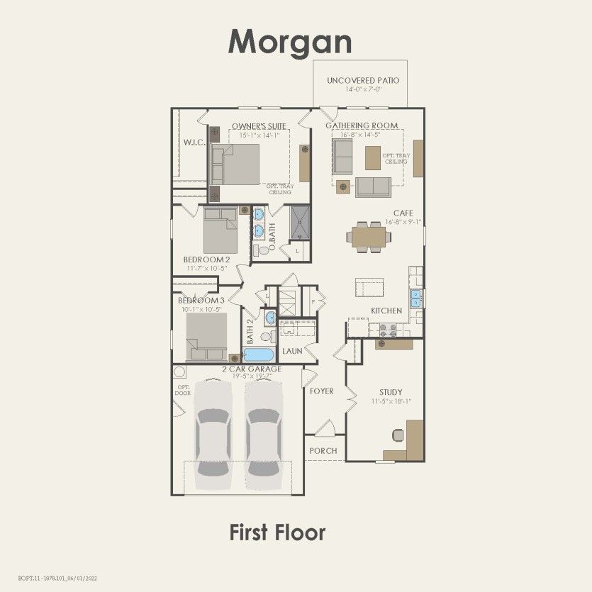 First Floor 3 br / 2 ba