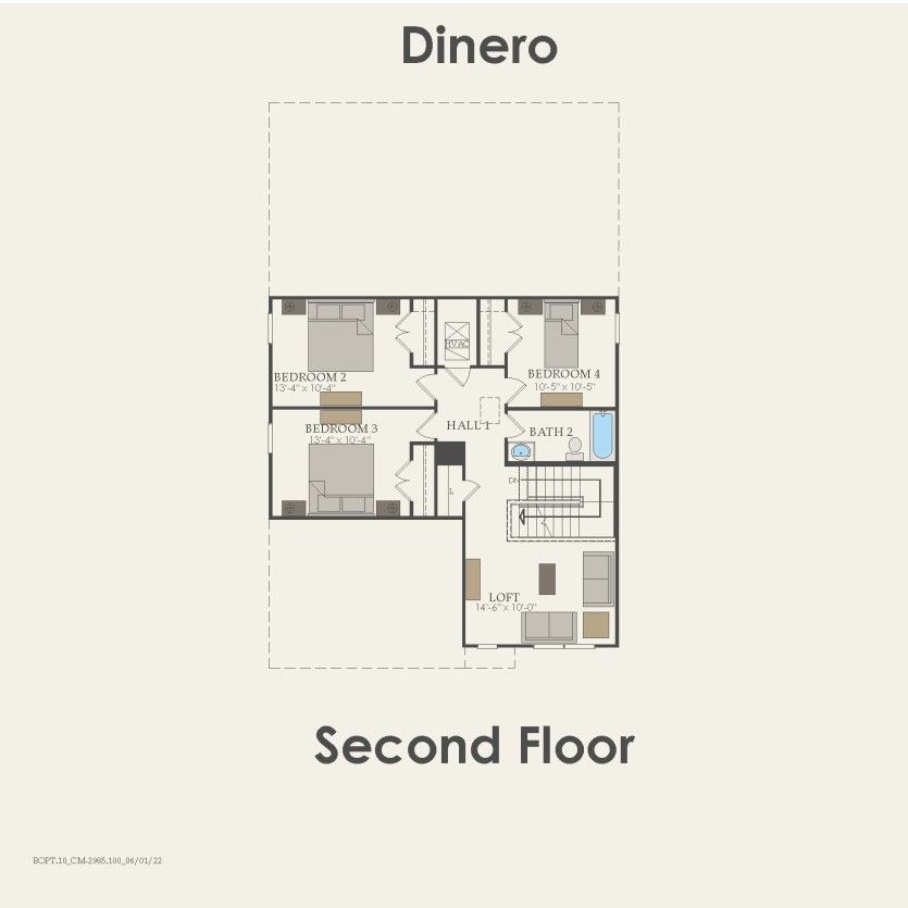 Second Floor 4 br / 2.5 ba