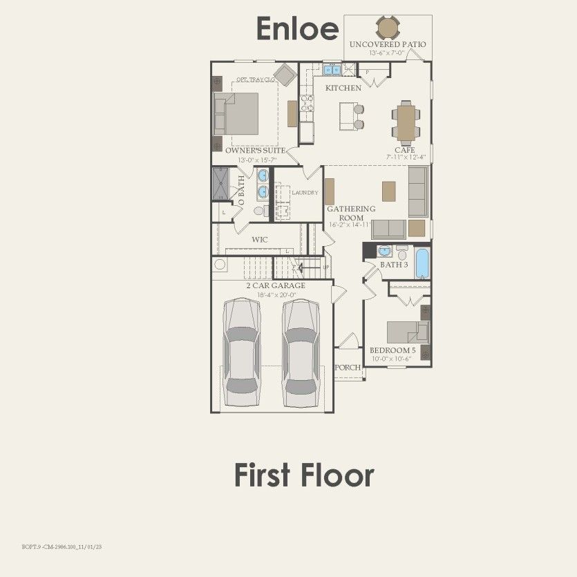 First Floor 4 br / 3 ba