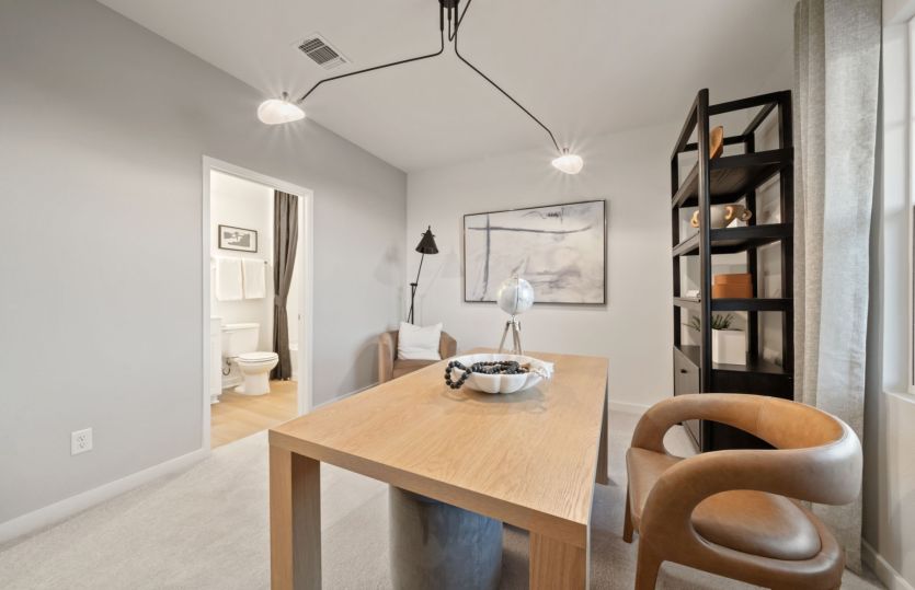 Secondary Bedroom as Study