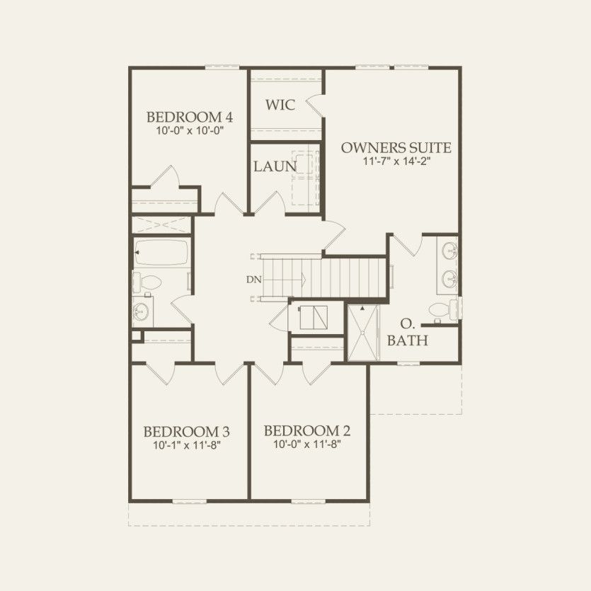 Second Floor 4 br / 2.5 ba