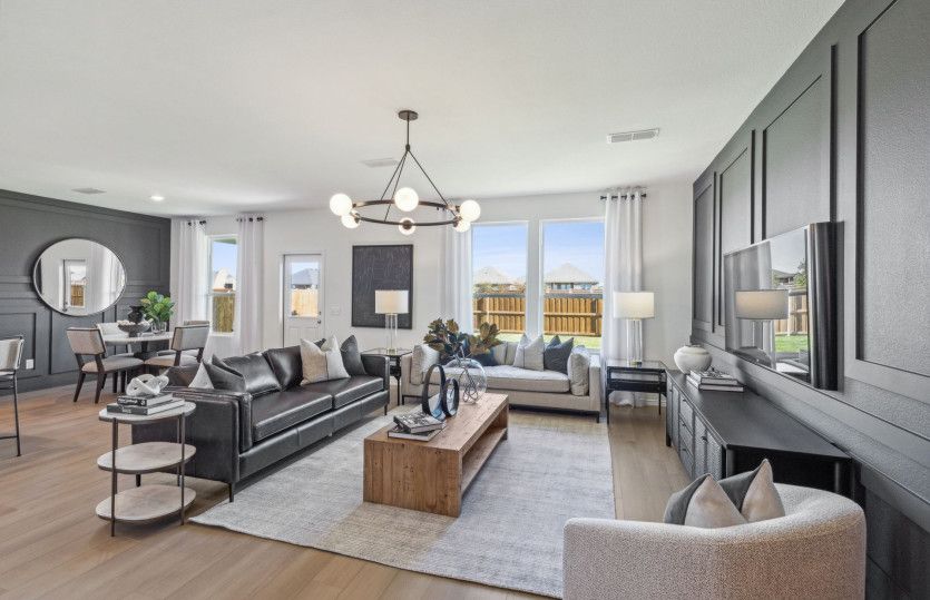 Spacious gathering room*model representation