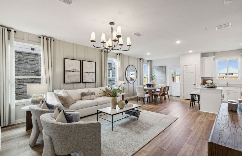 Spacious gathering room*model representation