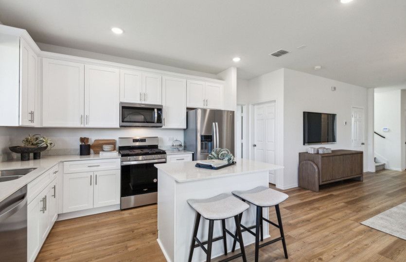 Abundant cabinet space in kitchen*model representation