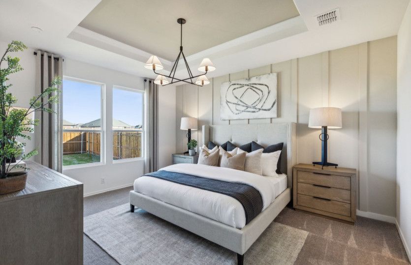 Owner's suite with tray ceiling *model representation