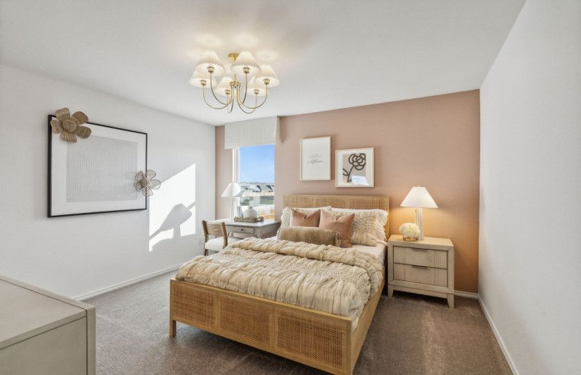 Secondary bedroom *model representation