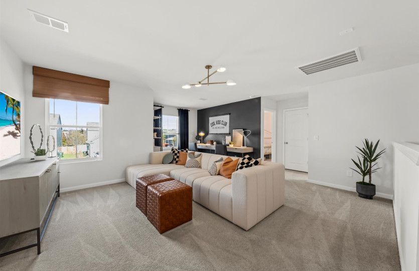 Versatile and full of possibilities, this loft is the perfect space for work, play, or relaxation.