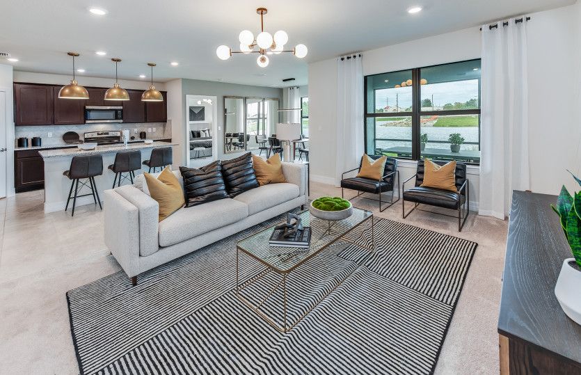 Gathering room, ideal new home layout
