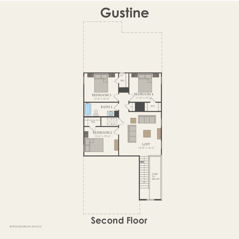Second Floor 4 br / 2.5 ba